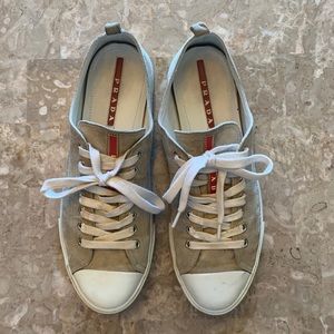 Mens Prada Suede shoe